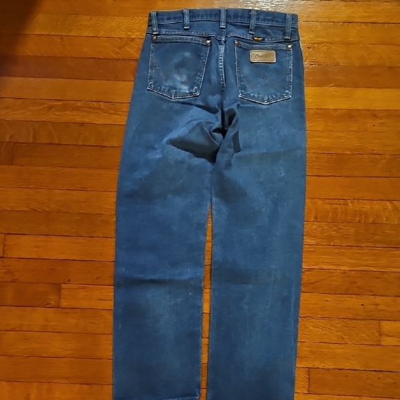 Wrangler Men's Blue Straight Jeans - Picture 1 of 4
